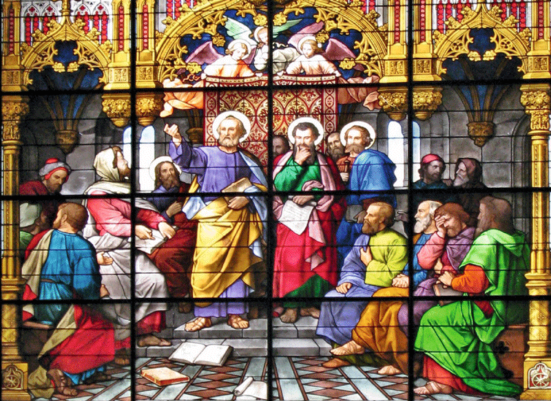 Apostelkonzil, Fenster im Kölner Dom